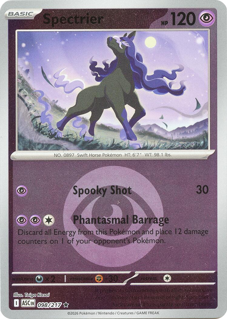 Spectrier (098/217) (Energy Symbol Pattern) [Mega Evolution: Ascended Heroes] | Cracking-Singles