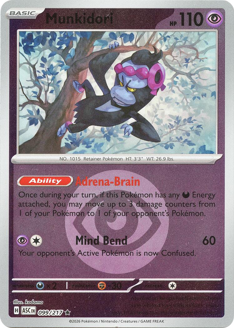 Munkidori (099/217) (Energy Symbol Pattern) [Mega Evolution: Ascended Heroes] | Cracking-Singles