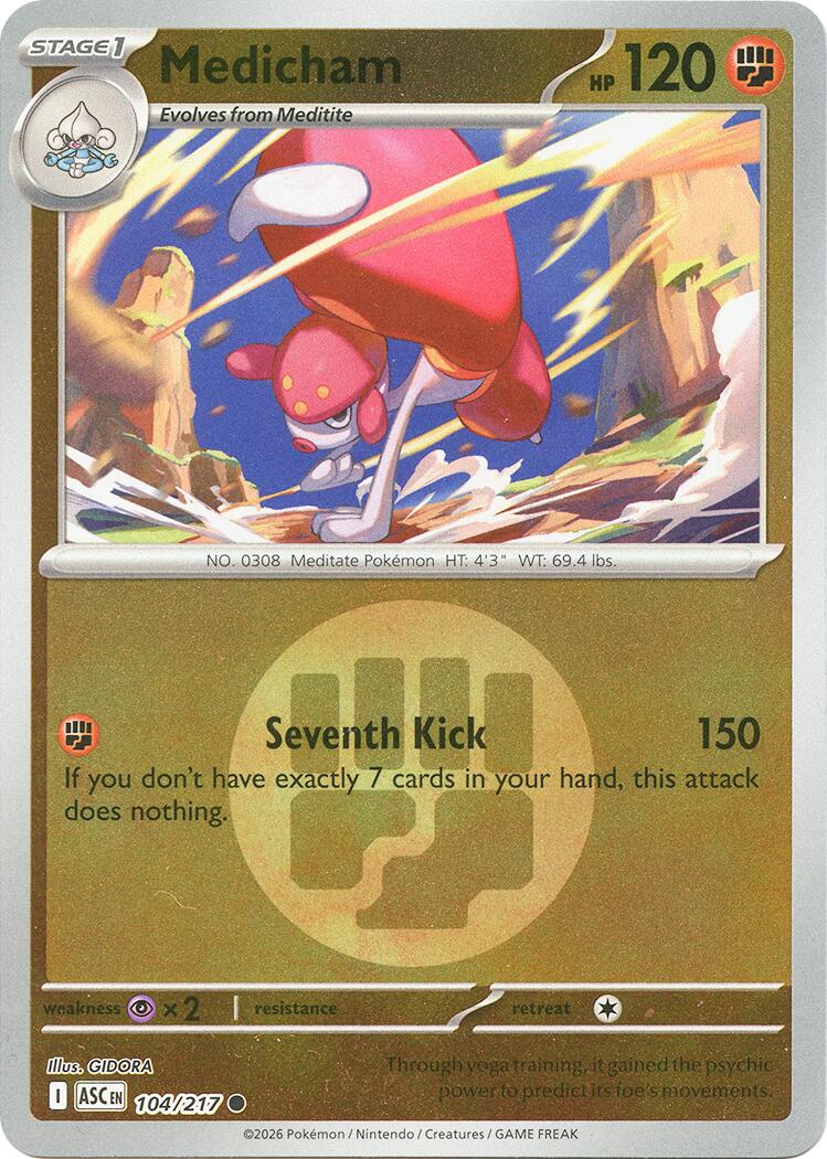 Medicham (104/217) (Energy Symbol Pattern) [Mega Evolution: Ascended Heroes] | Cracking-Singles