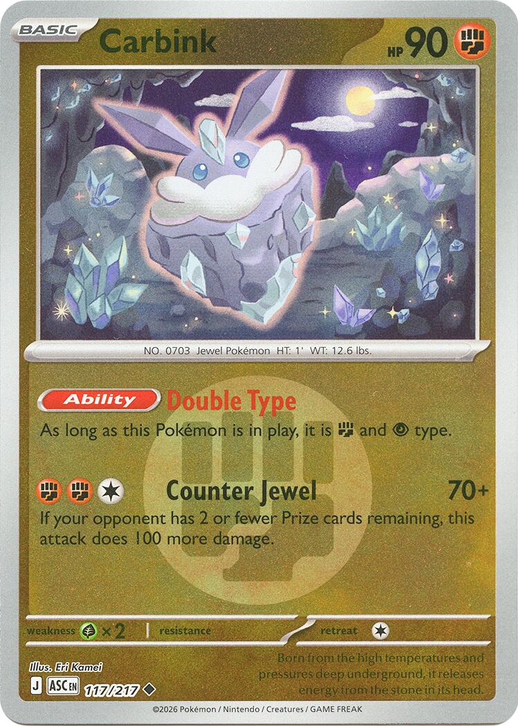 Carbink (117/217) (Energy Symbol Pattern) [Mega Evolution: Ascended Heroes] | Cracking-Singles
