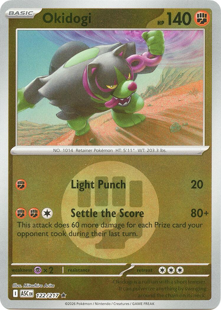 Okidogi (122/217) (Energy Symbol Pattern) [Mega Evolution: Ascended Heroes] | Cracking-Singles