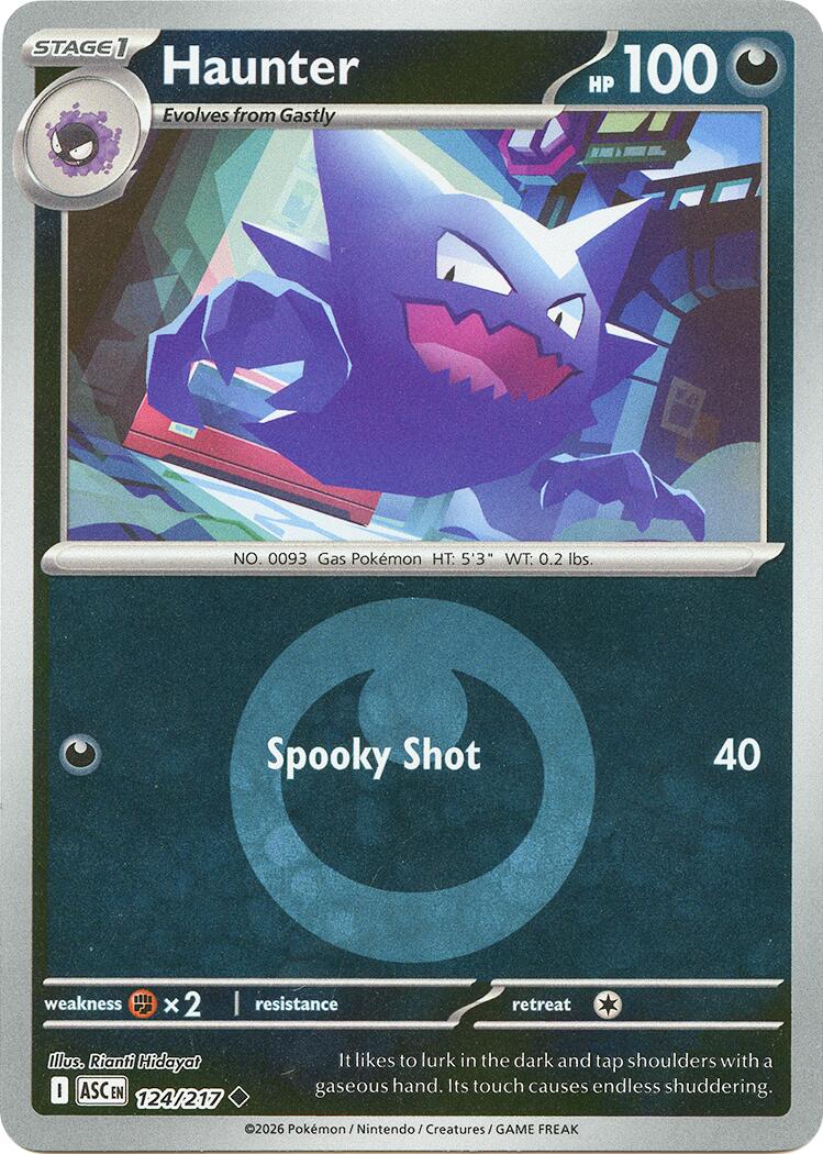 Haunter (124/217) (Energy Symbol Pattern) [Mega Evolution: Ascended Heroes] | Cracking-Singles