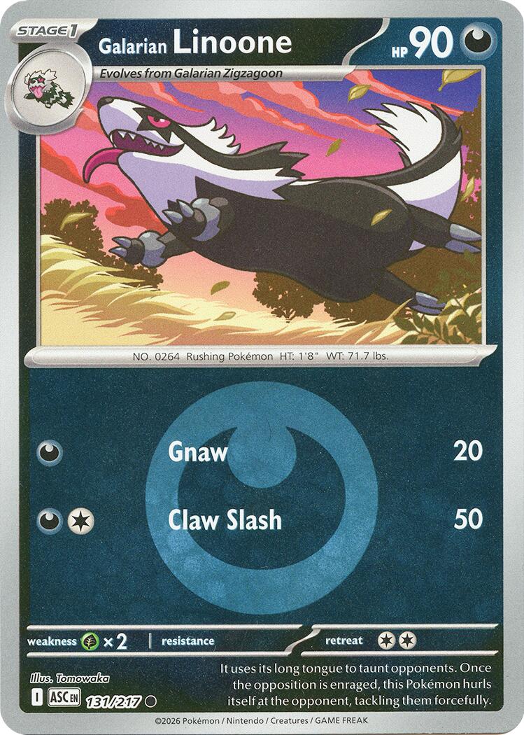 Galarian Linoone (131/217) (Energy Symbol Pattern) [Mega Evolution: Ascended Heroes] | Cracking-Singles