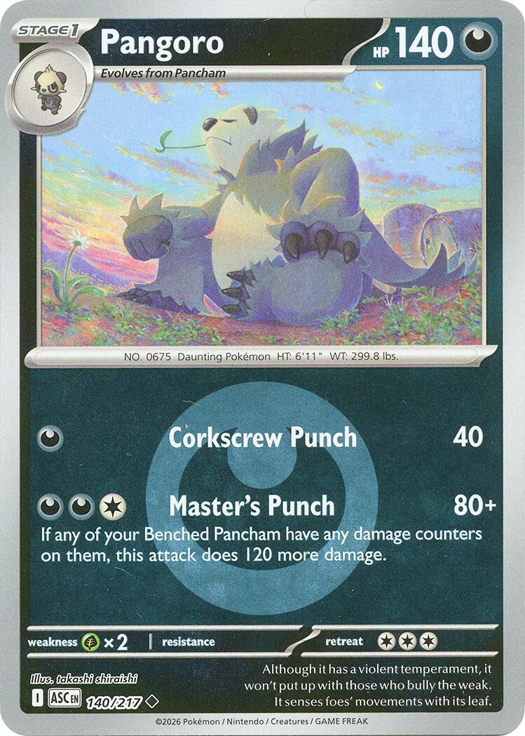 Pangoro (140/217) (Energy Symbol Pattern) [Mega Evolution: Ascended Heroes] | Cracking-Singles