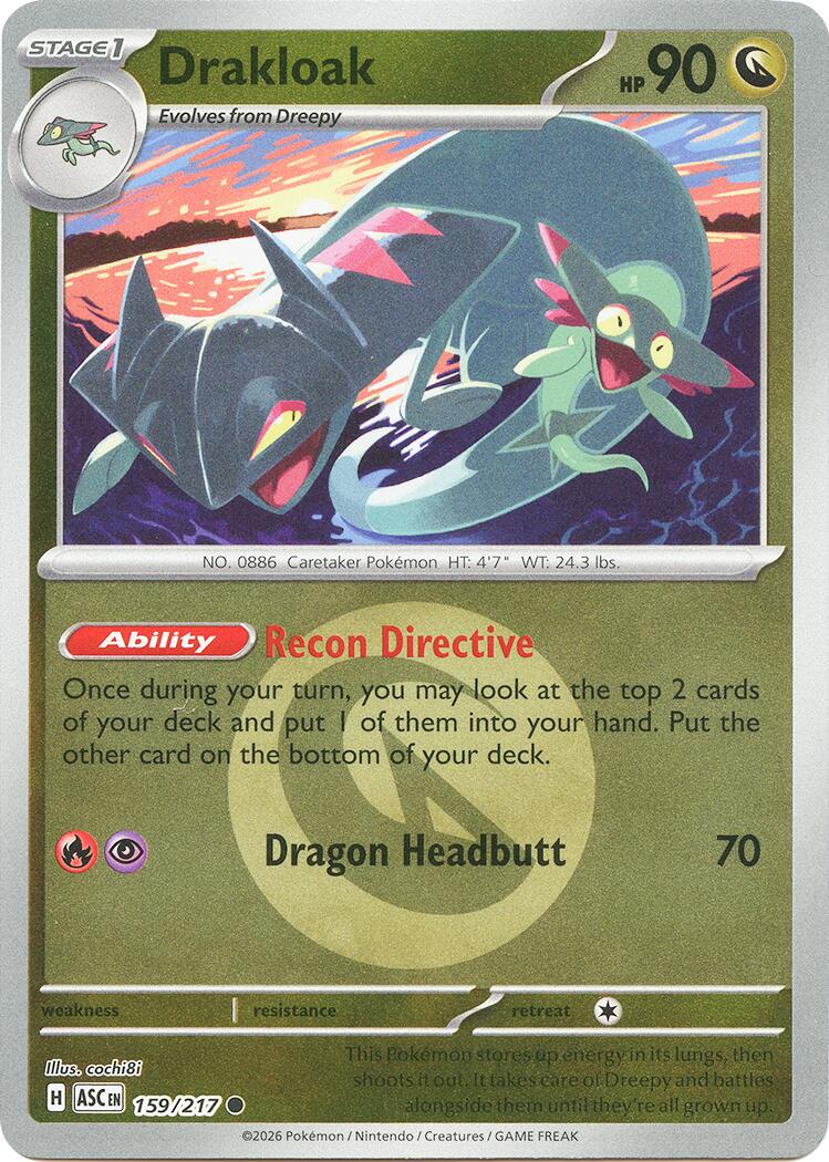 Drakloak (159/217) (Energy Symbol Pattern) [Mega Evolution: Ascended Heroes] | Cracking-Singles