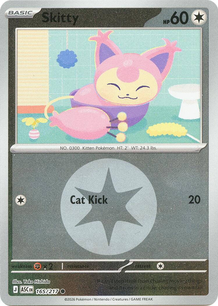 Skitty (165/217) (Energy Symbol Pattern) [Mega Evolution: Ascended Heroes] | Cracking-Singles