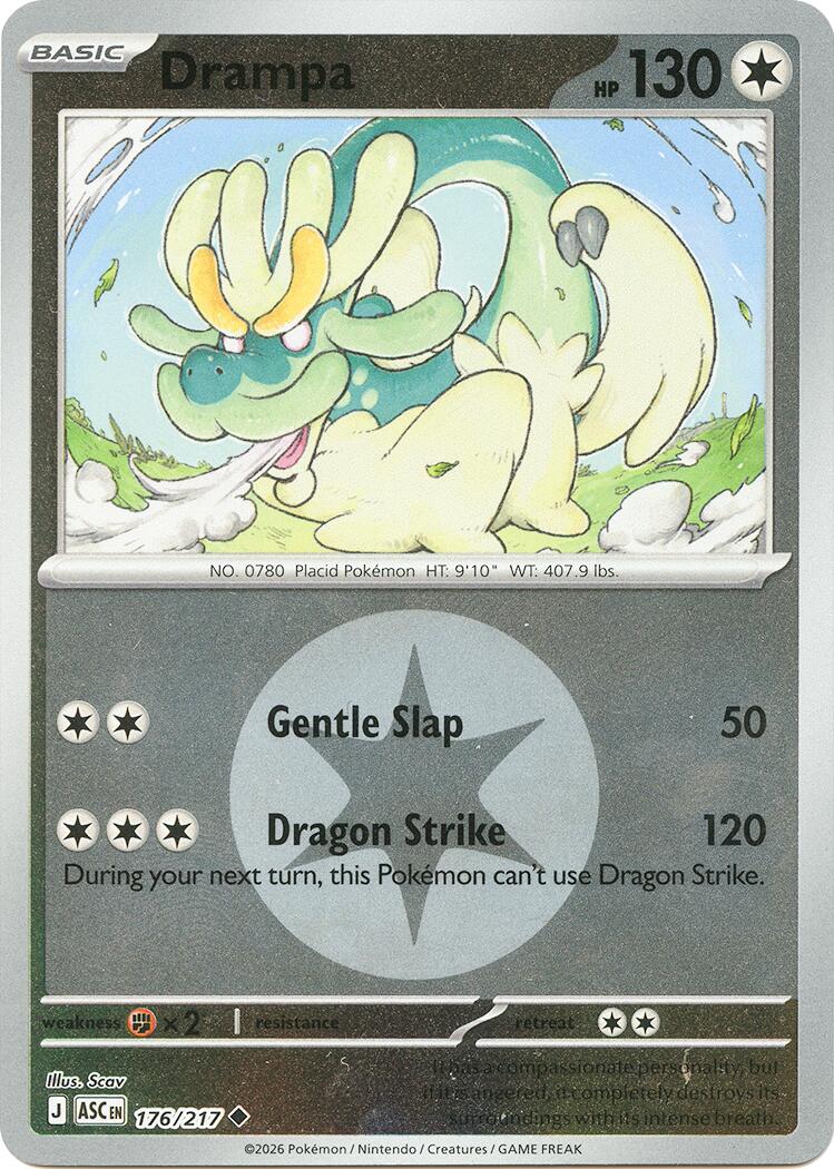 Drampa (176/217) (Energy Symbol Pattern) [Mega Evolution: Ascended Heroes] | Cracking-Singles