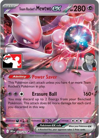 Team Rocket's Mewtwo ex (079/217) [Prize Pack Series Eight] | Cracking-Singles