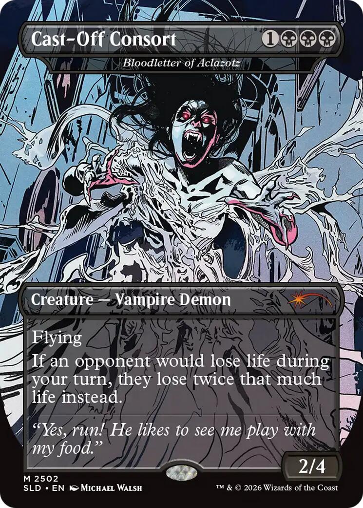 Cast-Off Consort - Bloodletter of Aclazotz [Secret Lair Drop Series] | Cracking-Singles