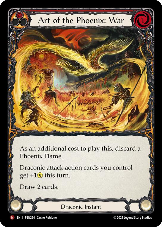 Art Of The Phoenix War (Red) [PEN254] (Compendium of Rathe) | Cracking-Singles