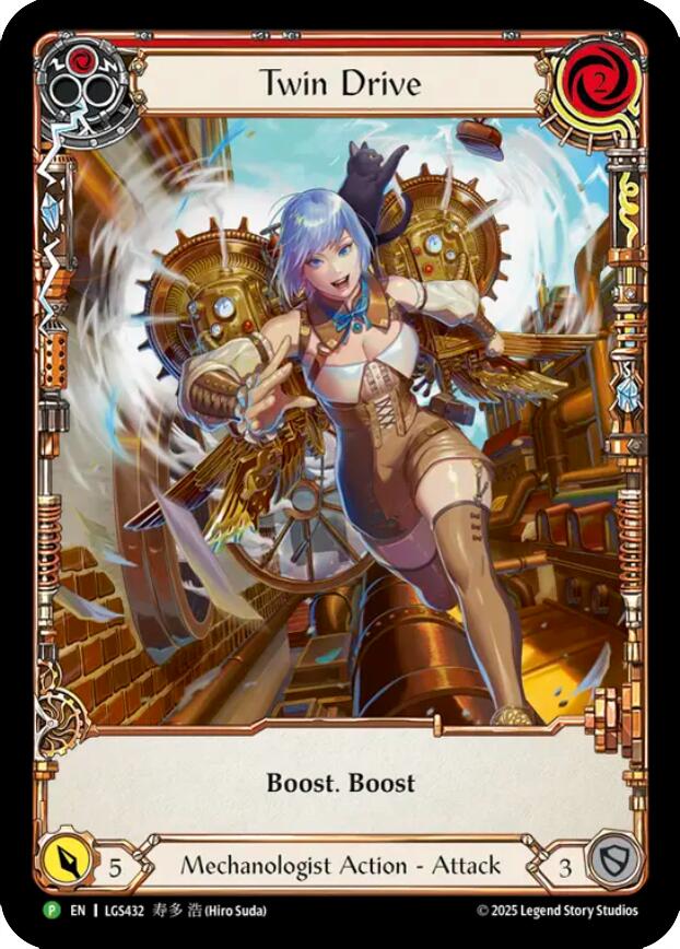 Twin Drive [LGS432] (Promo)  Rainbow Foil | Cracking-Singles