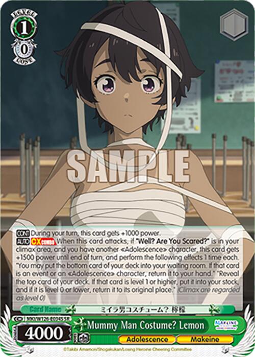 Mummy Man Costume? Lemon (MKI/W126-E034S SR) [Makeine: Too Many Losing Heroines!] | Cracking-Singles