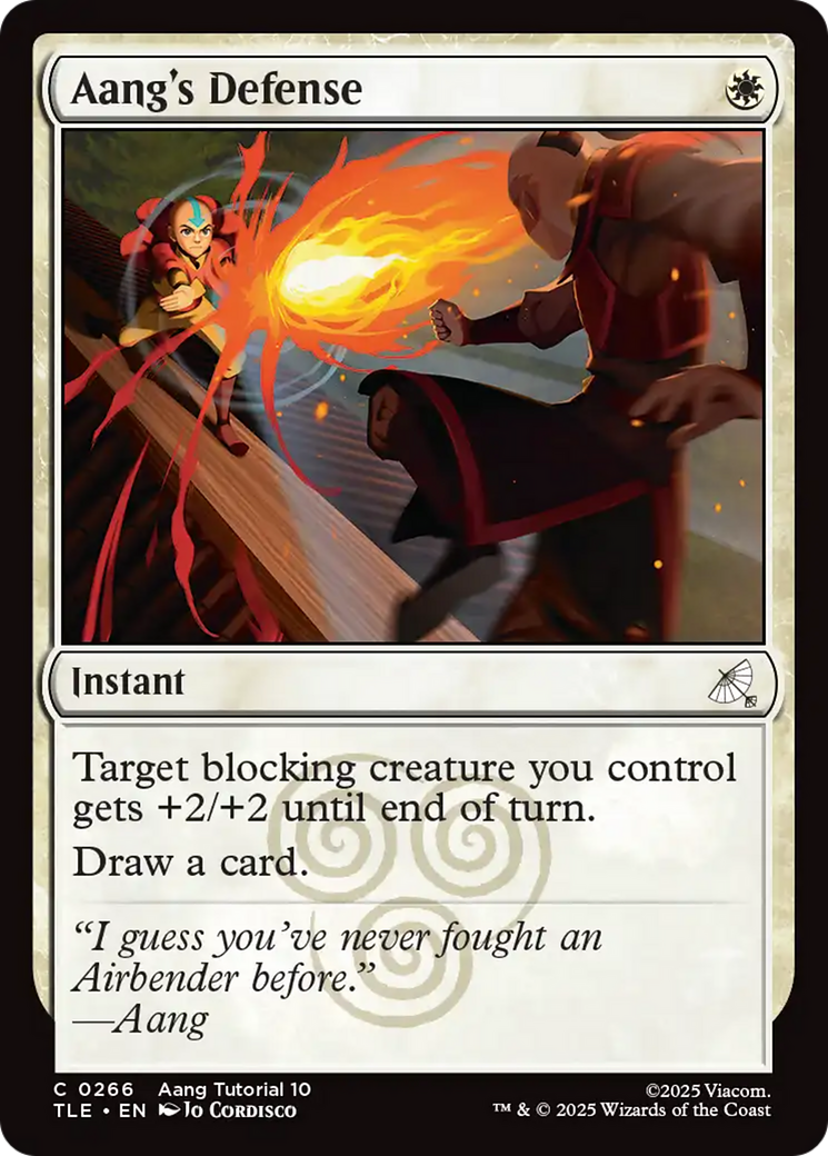 Aang's Defense (0266) [Avatar: The Last Airbender: Eternal-Legal] | Cracking-Singles