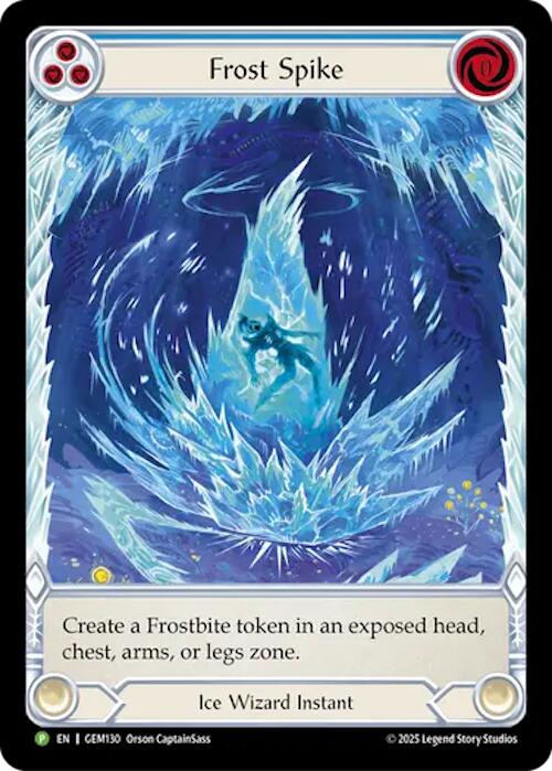 Frost Spike [GEM130] (GEM Pack 4)  Rainbow Foil | Cracking-Singles