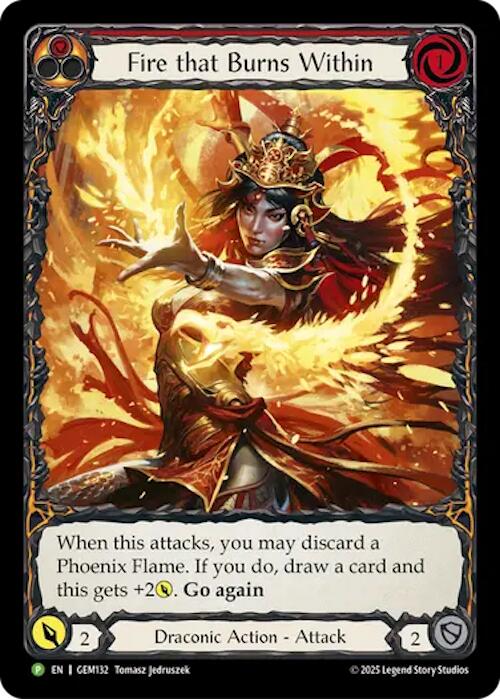 Fire that Burns Within [GEM132] (GEM Pack 4) | Cracking-Singles
