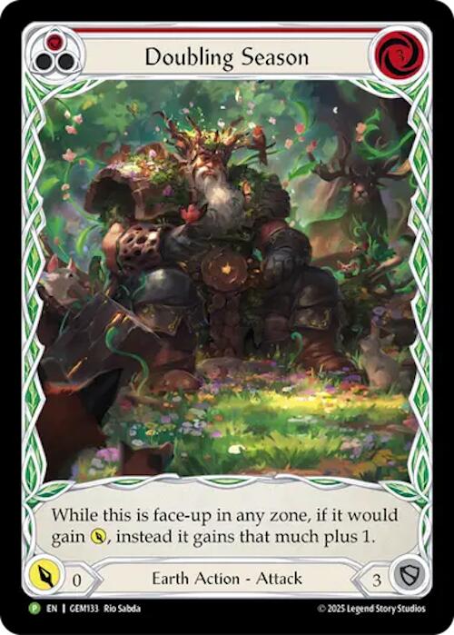 Doubling Season [GEM133] (GEM Pack 4)  Rainbow Foil | Cracking-Singles