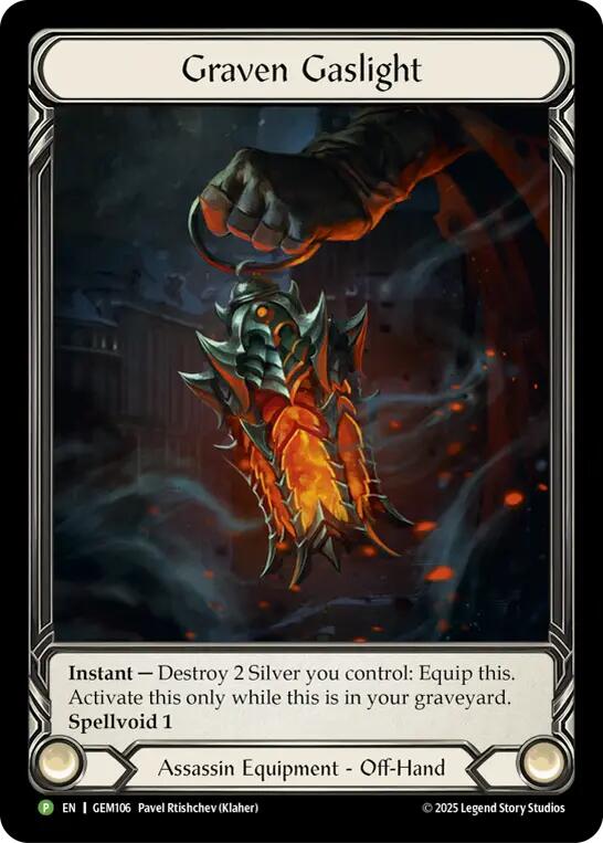 Graven Gaslight [GEM106] (GEM Pack 4)  Cold Foil | Cracking-Singles