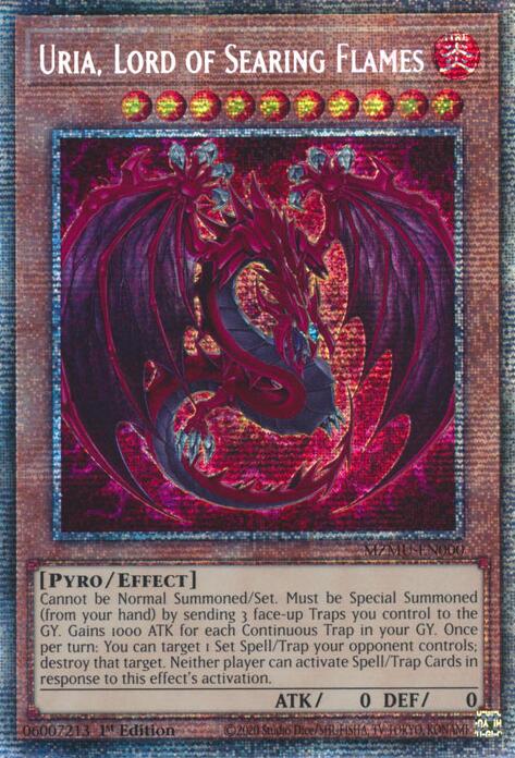 Uria, Lord of Searing Flames (Starlight Rare) [MZMU-EN000] Starlight Rare | Cracking-Singles