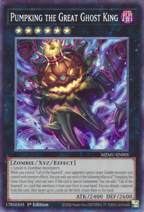 Pumpking the Great Ghost King (Collector's Rare) [MZMU-EN005] Collector's Rare | Cracking-Singles