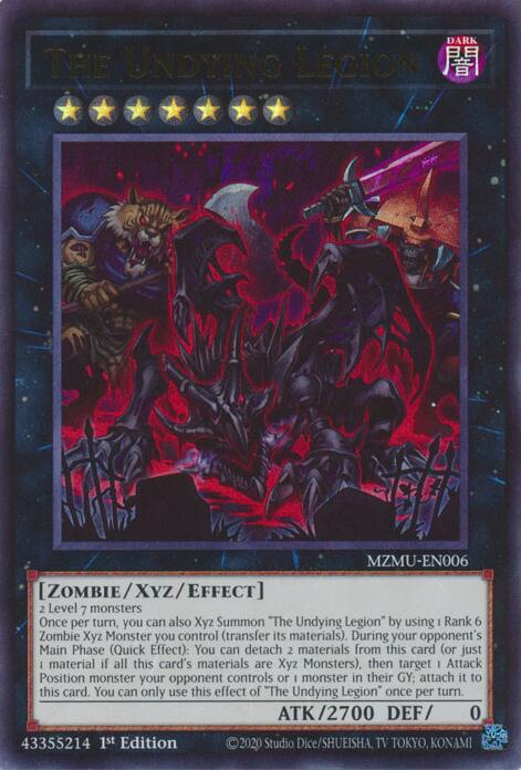 The Undying Legion [MZMU-EN006] Ultra Rare | Cracking-Singles