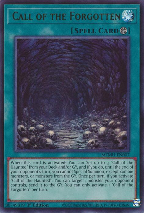 Call of the Forgotten [MZMU-EN007] Ultra Rare | Cracking-Singles