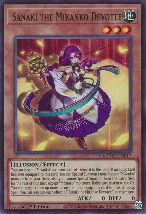 Sanaki the Mikanko Devotee [MZMU-EN017] Ultra Rare | Cracking-Singles