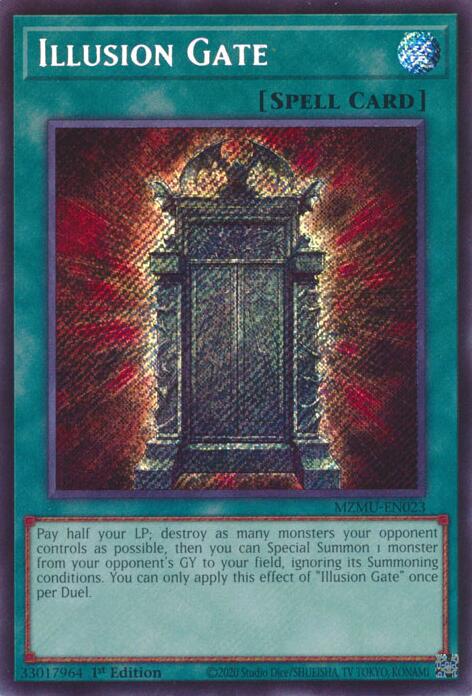 Illusion Gate [MZMU-EN023] Secret Rare | Cracking-Singles