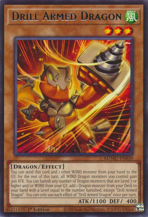 Drill Armed Dragon [MZMU-EN030] Rare | Cracking-Singles