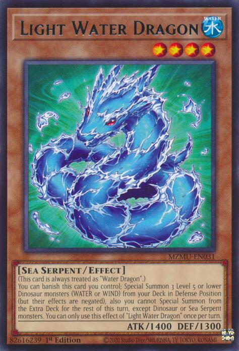 Light Water Dragon [MZMU-EN031] Rare | Cracking-Singles