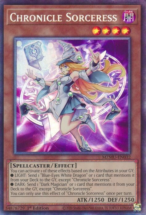 Chronicle Sorceress (Collector's Rare) [MZMU-EN032] Collector's Rare | Cracking-Singles