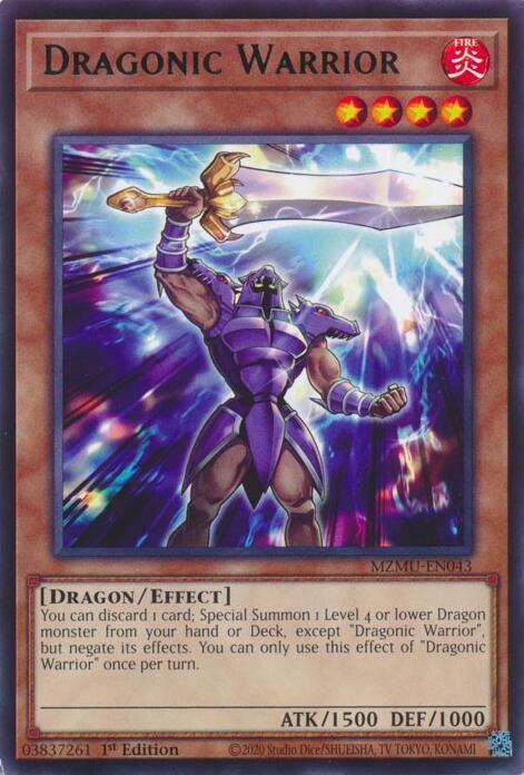 Dragonic Warrior [MZMU-EN043] Rare | Cracking-Singles