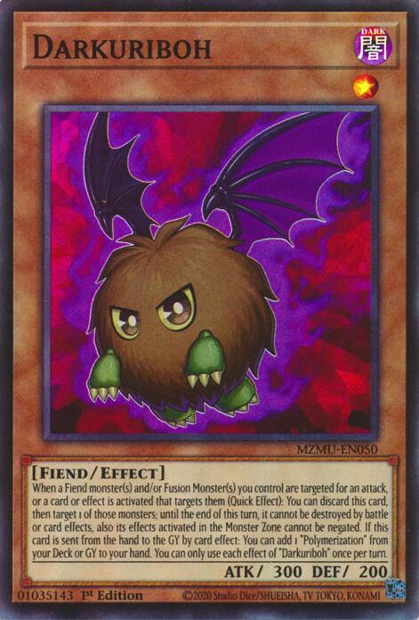 Darkuriboh [MZMU-EN050] Super Rare | Cracking-Singles