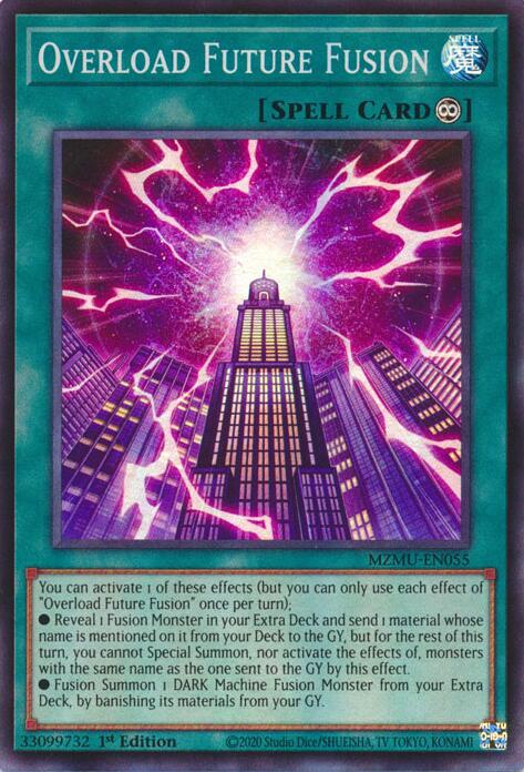 Overload Future Fusion [MZMU-EN055] Super Rare | Cracking-Singles