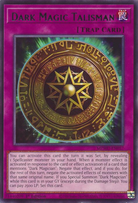 Dark Magic Talisman [MZMU-EN057] Rare | Cracking-Singles
