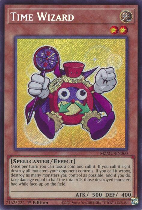 Time Wizard [MZMU-EN060] Secret Rare | Cracking-Singles