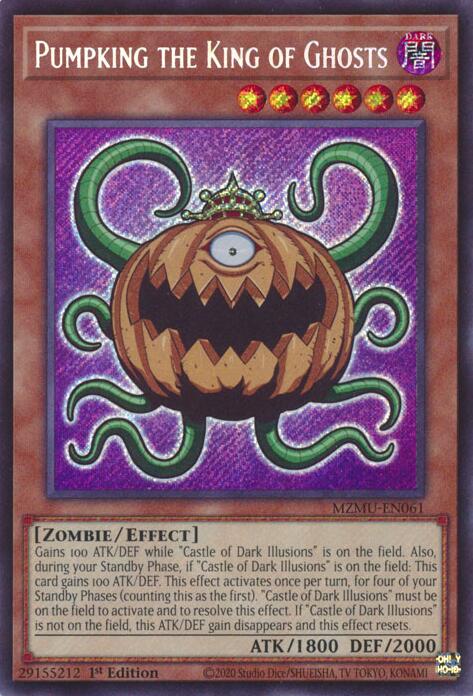 Pumpking the King of Ghosts [MZMU-EN061] Secret Rare | Cracking-Singles