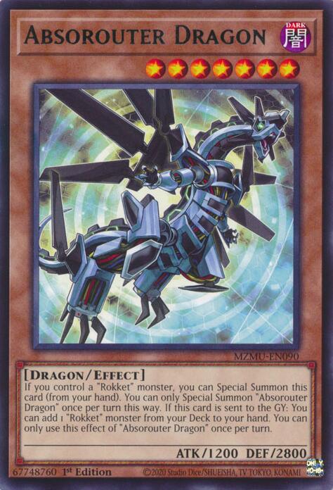 Absorouter Dragon [MZMU-EN090] Rare | Cracking-Singles