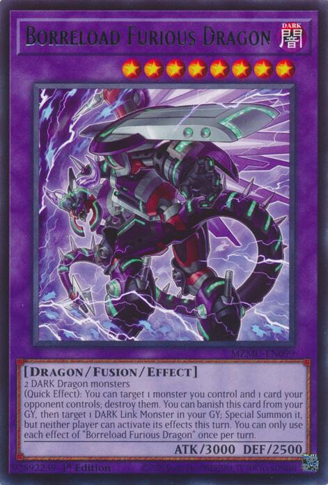 Borreload Furious Dragon [MZMU-EN099] Rare | Cracking-Singles