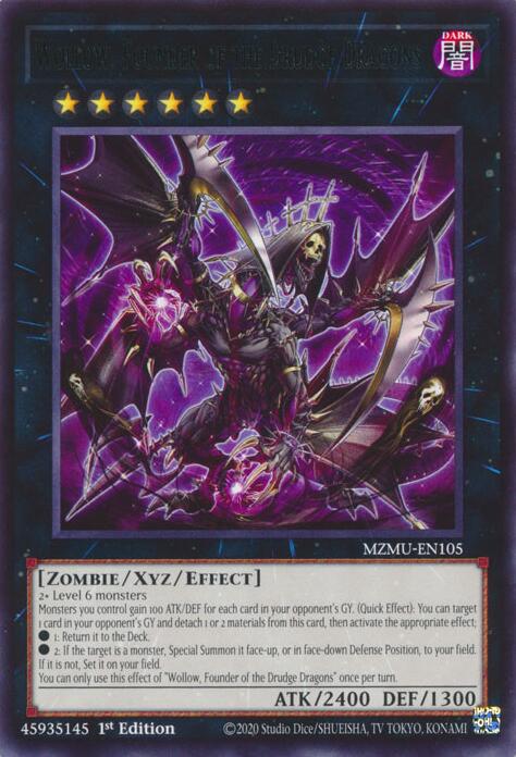 Wollow, Founder of the Drudge Dragons [MZMU-EN105] Rare | Cracking-Singles