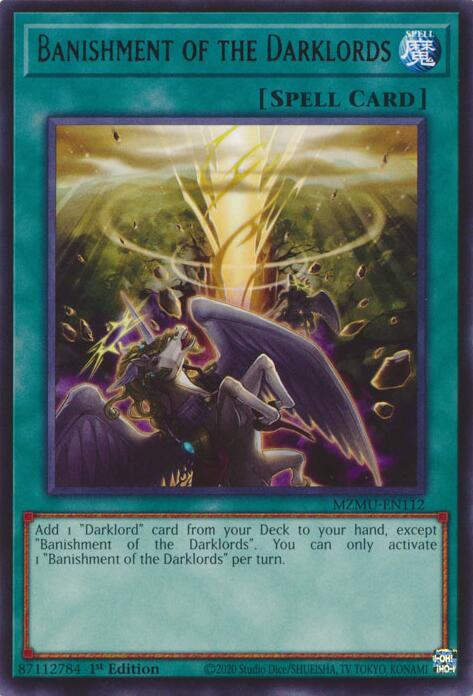 Banishment of the Darklords [MZMU-EN112] Rare | Cracking-Singles