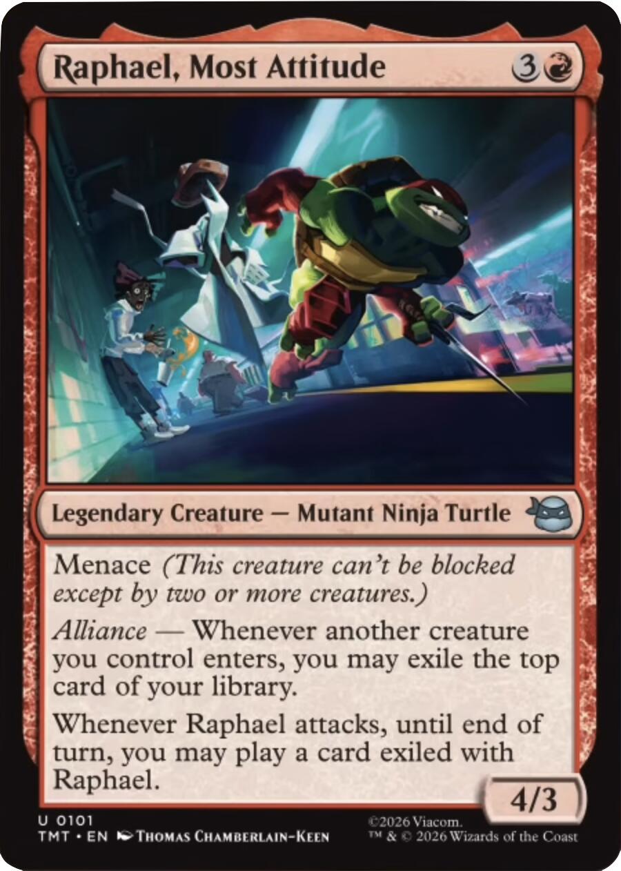 Raphael, Most Attitude [Teenage Mutant Ninja Turtles] | Cracking-Singles