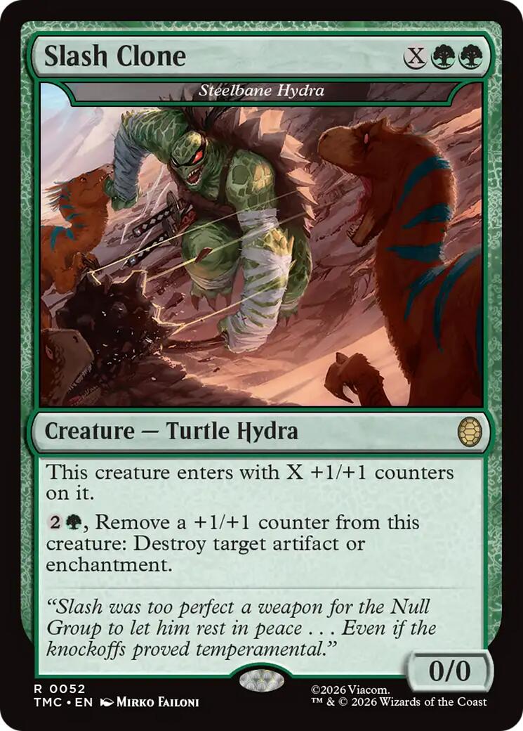 Slash Clone - Steelbane Hydra [Teenage Mutant Ninja Turtles Commander] | Cracking-Singles