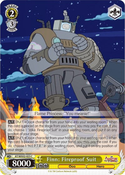 Finn: Fireproof Suit (AT/WX02-023 C) [Adventure Time] | Cracking-Singles
