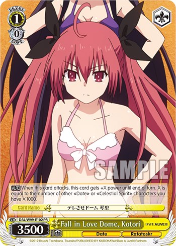 Fall in Love Dome, Kotori [Date A Live Vol.2] | Cracking-Singles