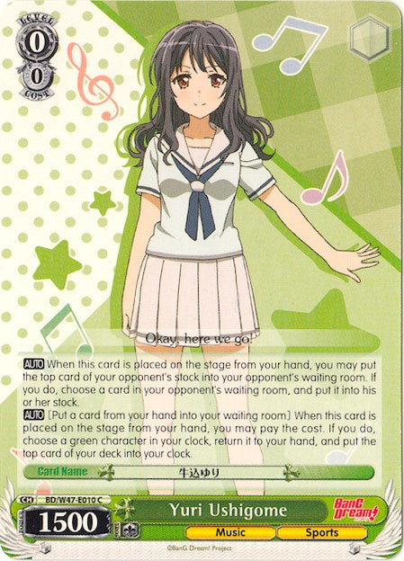 Yuri Ushigome (BD/W47-E010 C) [BanG Dream!] | Cracking-Singles
