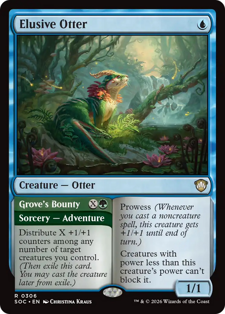 Elusive Otter [Secrets of Strixhaven Commander] | Cracking-Singles