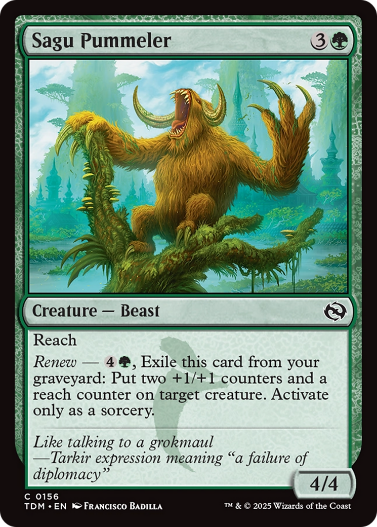 Sagu Pummeler [Tarkir: Dragonstorm] | Cracking-Singles