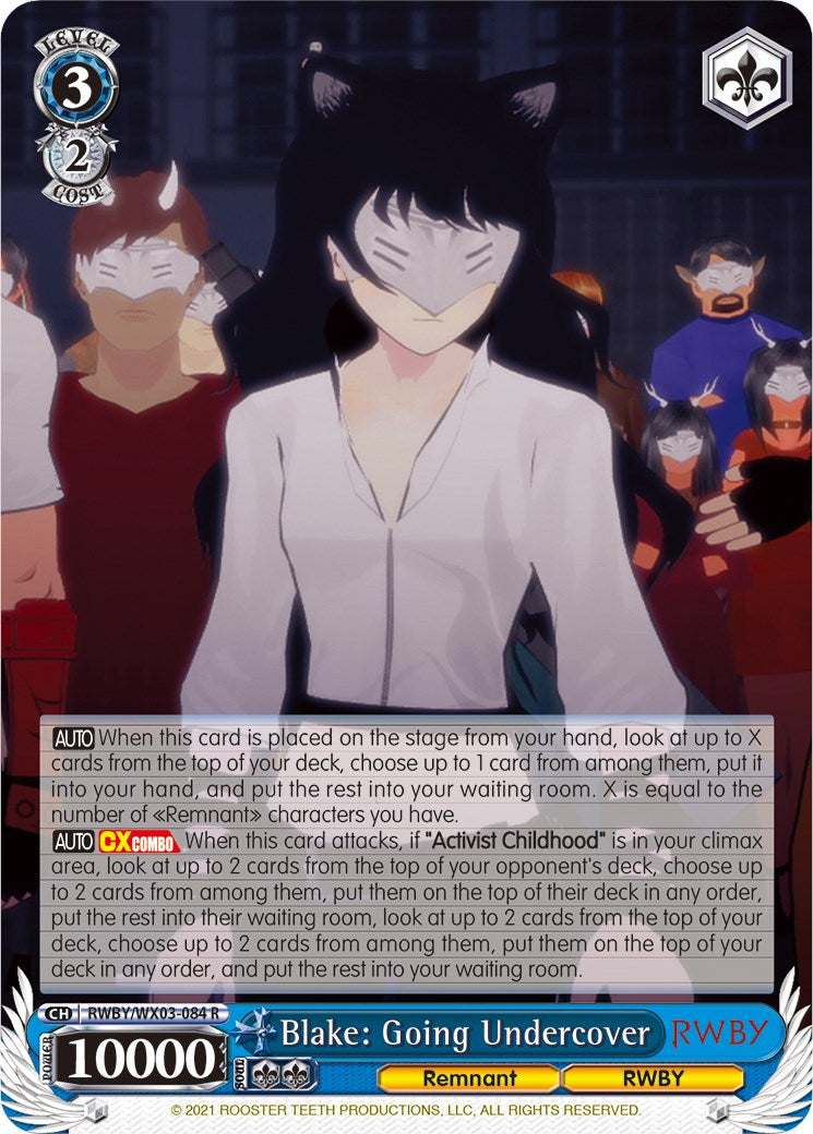 Blake: Going Undercover (RWBY/WX03-084 R) [RWBY] | Cracking-Singles