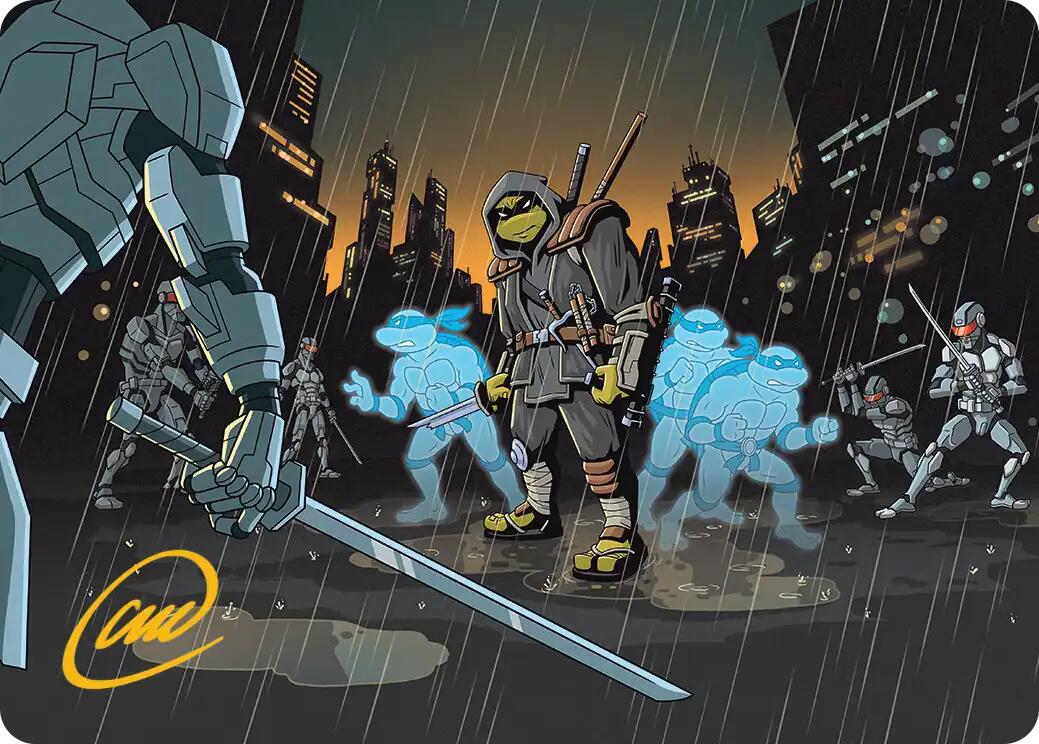 The Last Ronin's Technique Art Card (Gold-Stamped Signature) [Teenage Mutant Ninja Turtles Art Series] | Cracking-Singles
