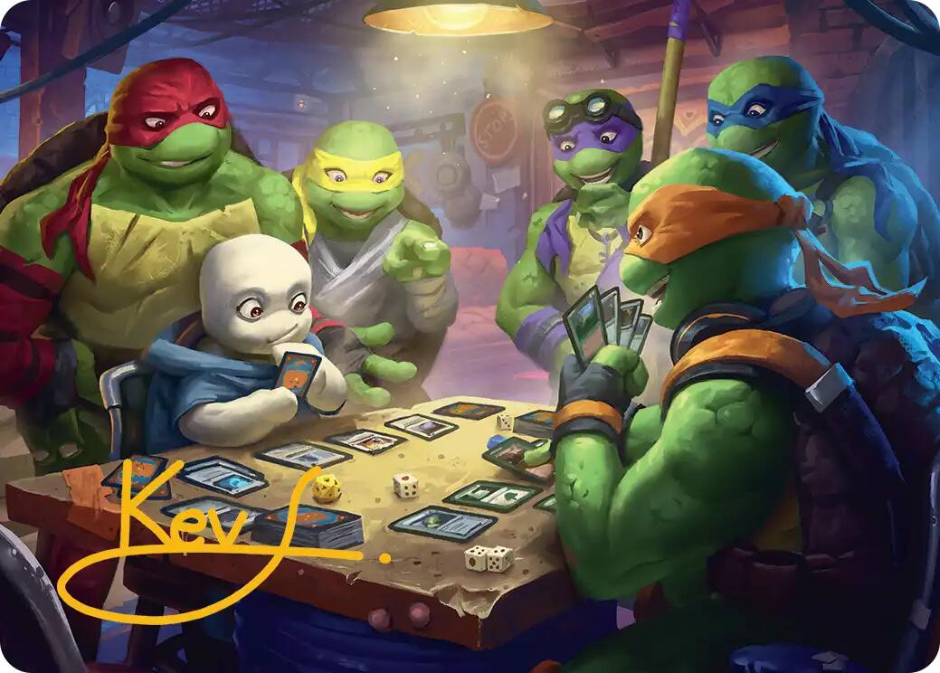 Lessons from Life Art Card (Gold-Stamped Signature) [Teenage Mutant Ninja Turtles Art Series] | Cracking-Singles